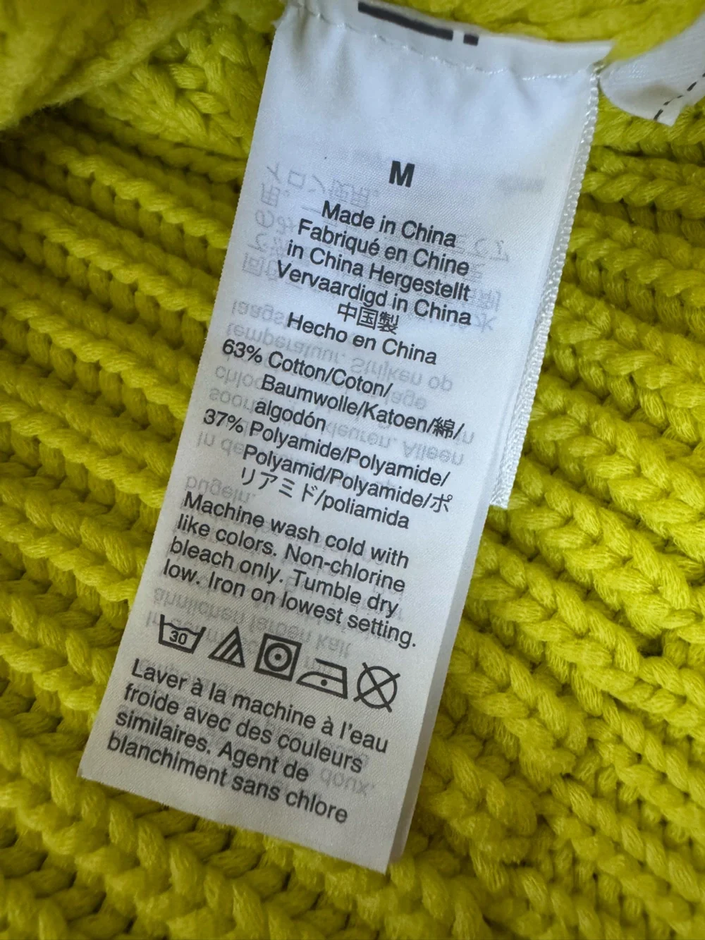J.Crew Bright Green Ribbed Cotton Crewneck Sweater M Chunky Knit Preppy